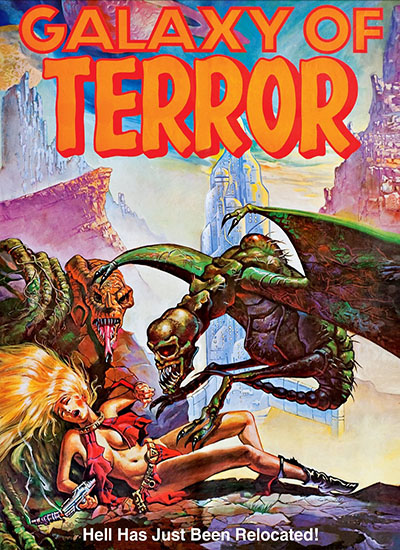 James Cameron Galaxy Of Terror Poster Affiche