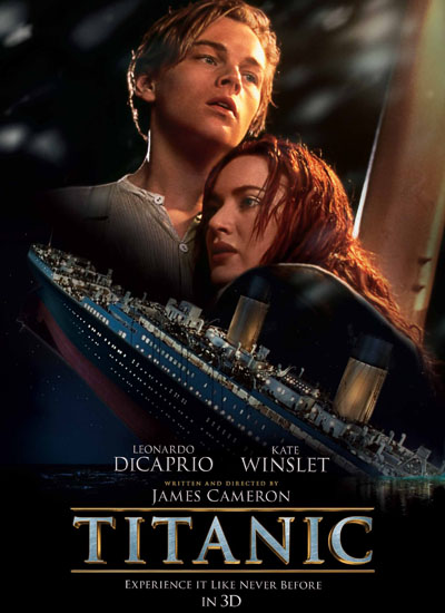 James Cameron Titanic Poster Affiche