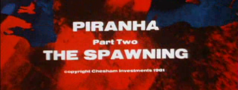 James Cameron Piranha 2 The Spawning - Les Tueurs Volants